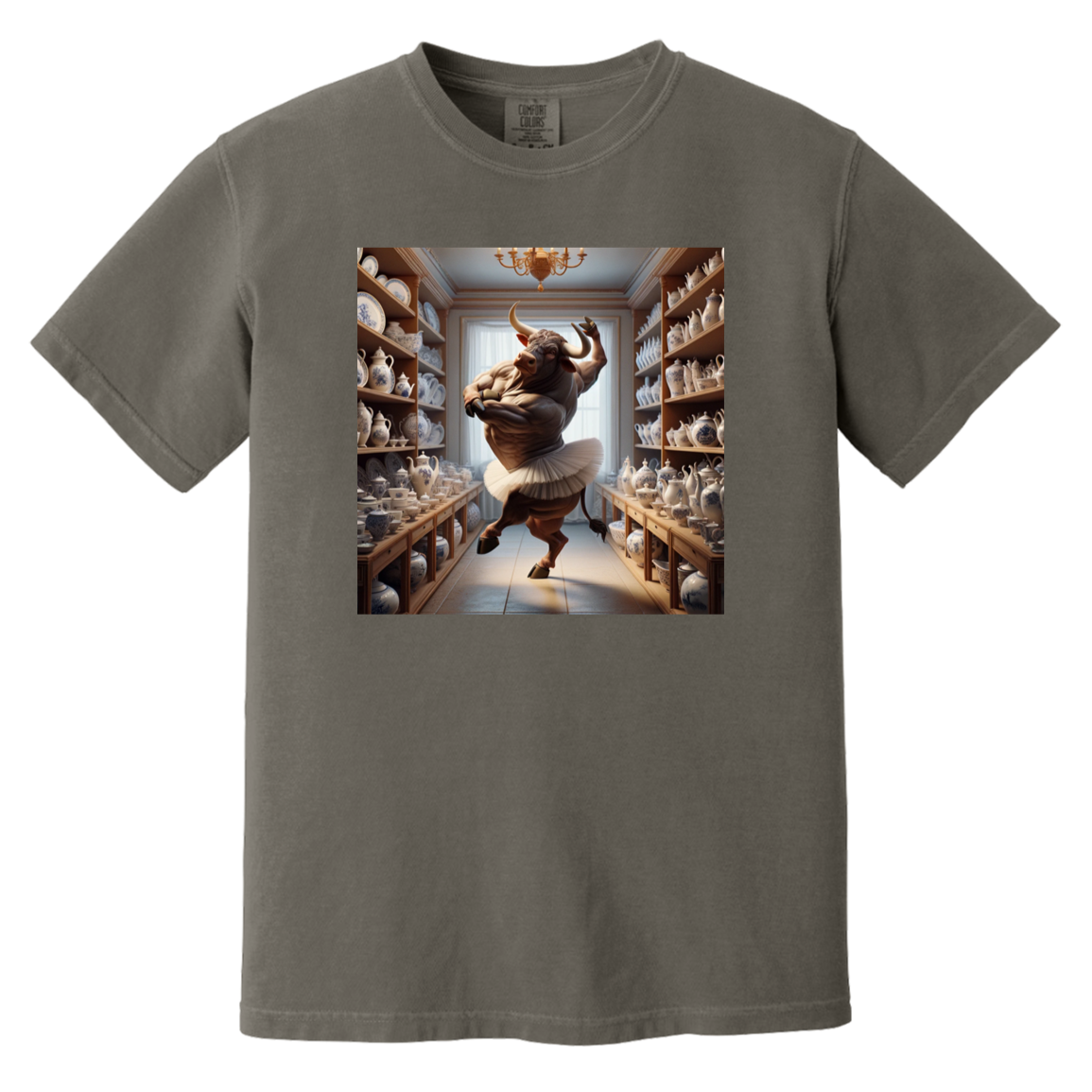 Gliitch Image CC1717 Heavyweight Garment-Dyed T-Shirt
