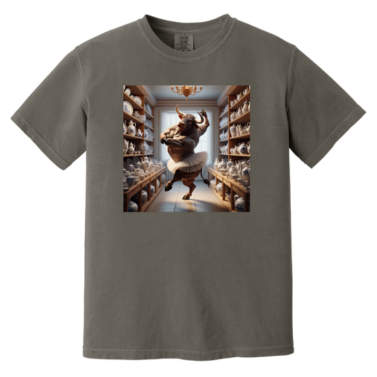 Gliitch Image CC1717 Heavyweight Garment-Dyed T-Shirt