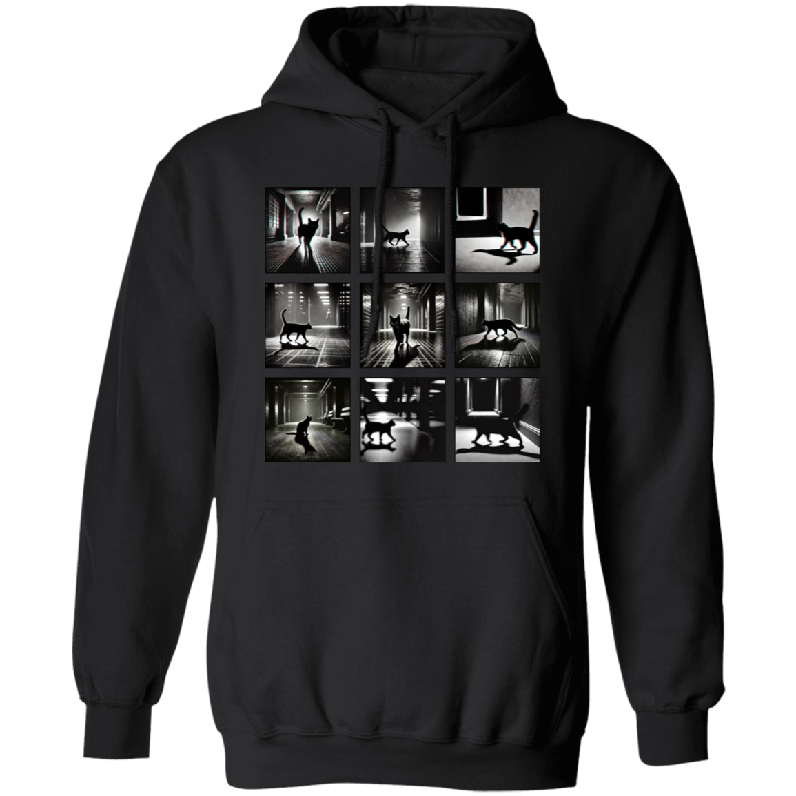 9 Cats G185 Pullover Hoodie