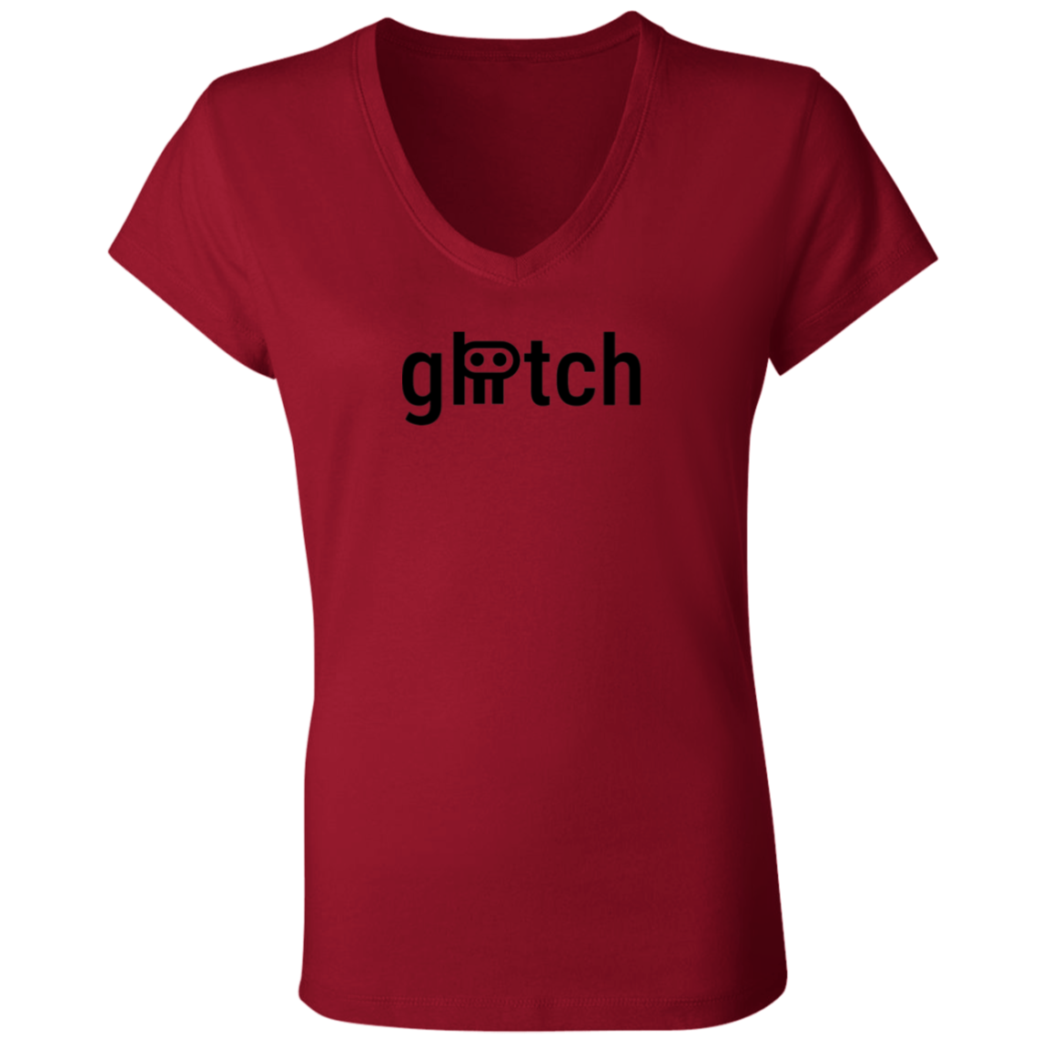 B6005 Ladies' Jersey V-Neck T-Shirt