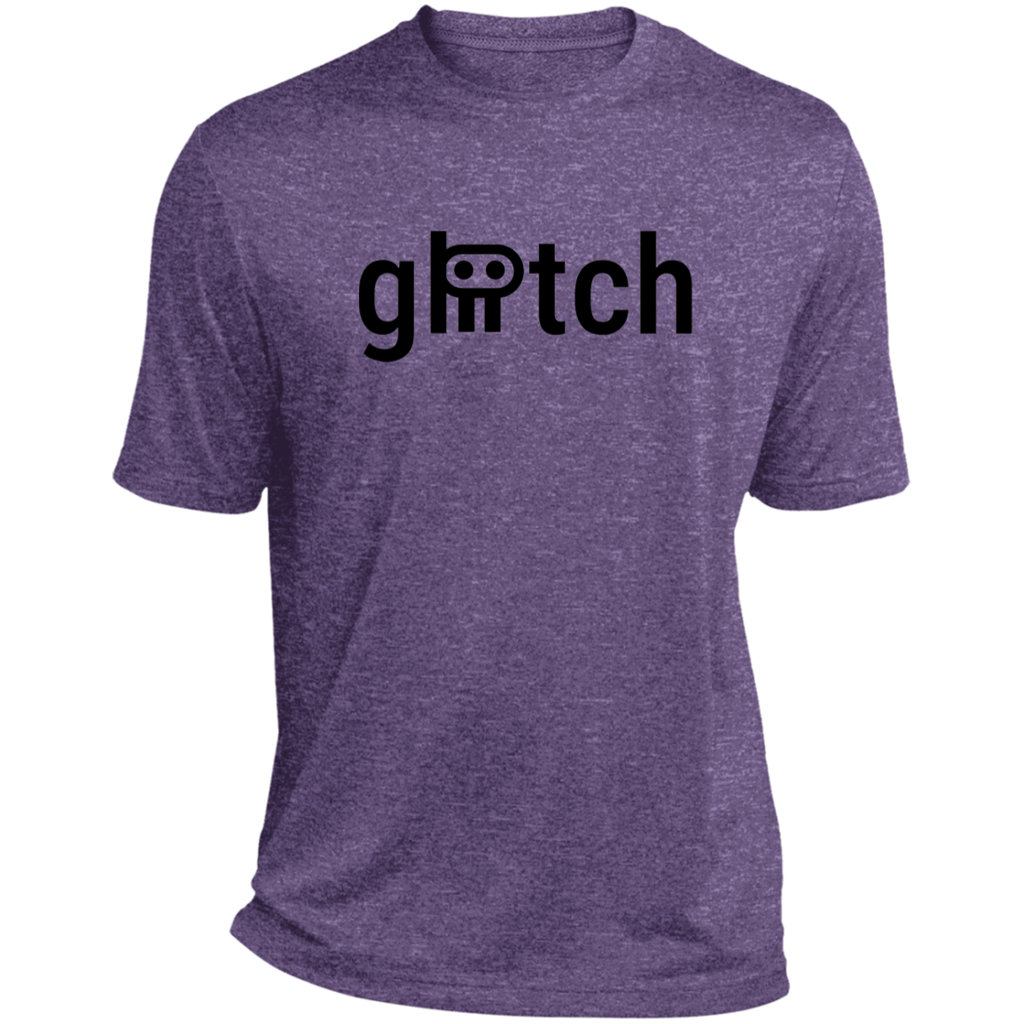 gliitch Heather Performance Tee
