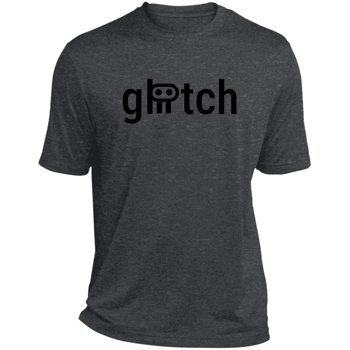 gliitch Heather Performance Tee