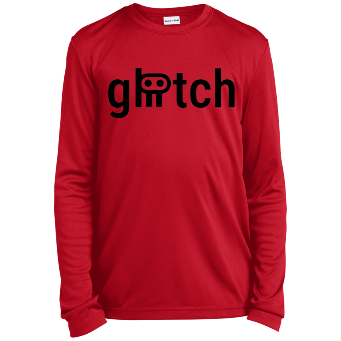 gliitch Youth Long Sleeve Performance Tee