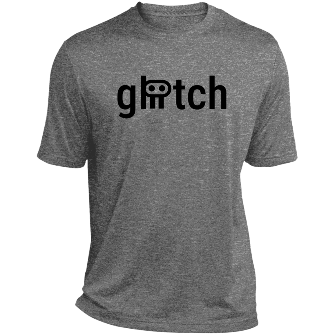 gliitch Heather Performance Tee