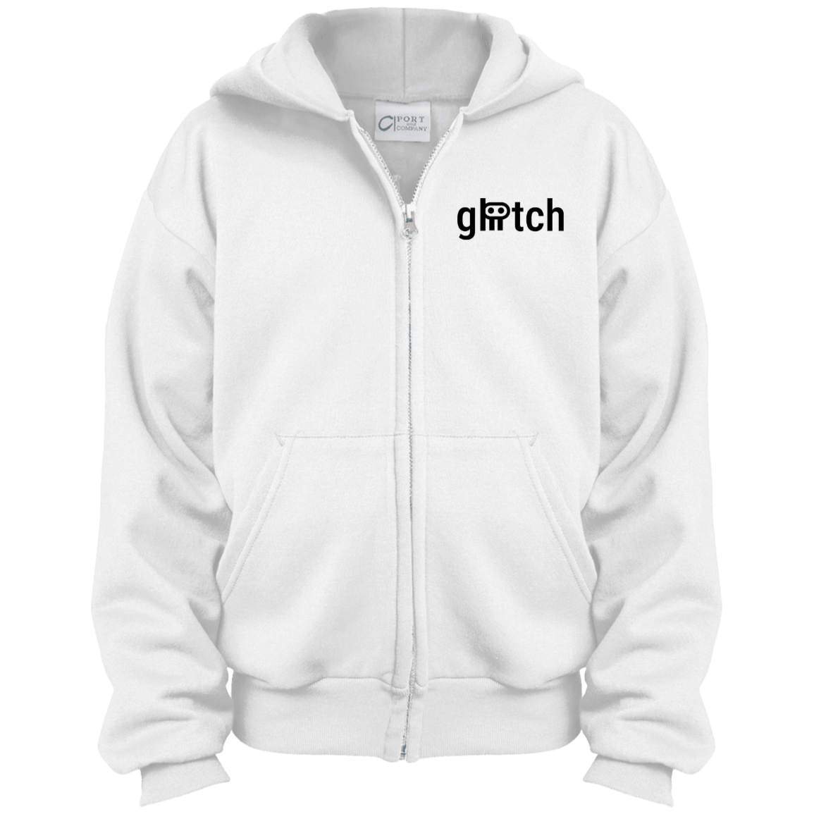 gliitch Youth Full Zip Hoodie