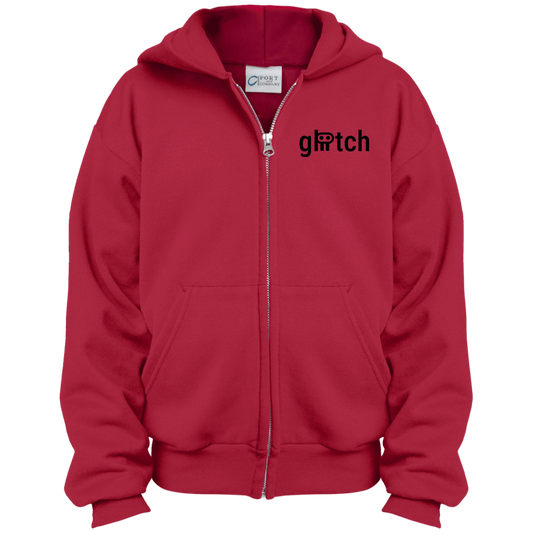 gliitch Youth Full Zip Hoodie
