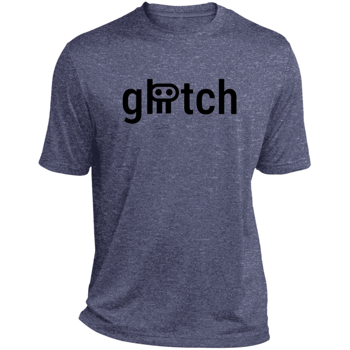 gliitch Heather Performance Tee